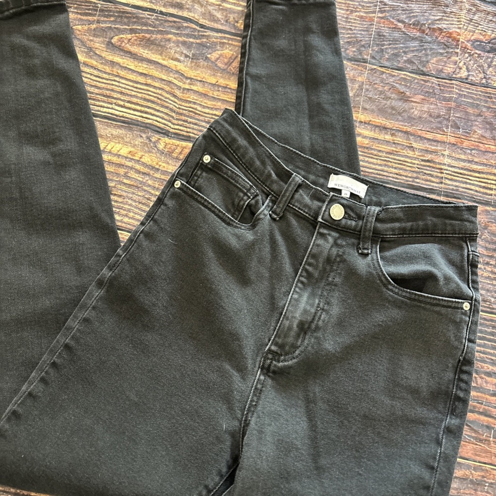 We Wore What Womens High Black Skinny Stretch Jeans Size 26 - Picture 2 of 8